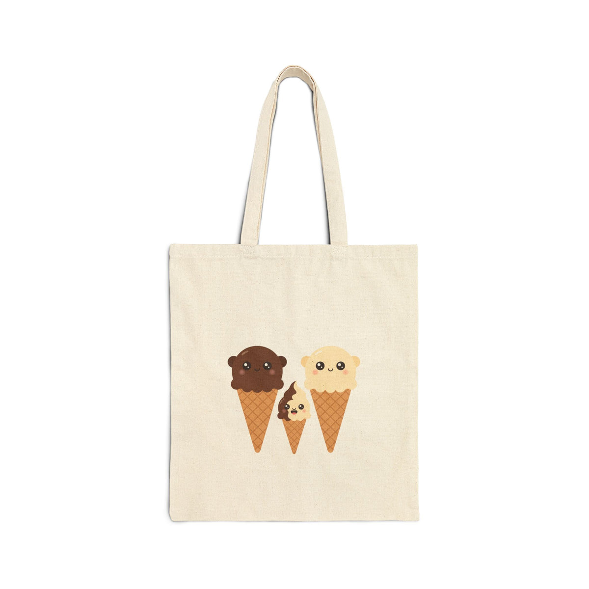 Ice Cream Cone Family Canvas Tote - ThatBoutqiueStore