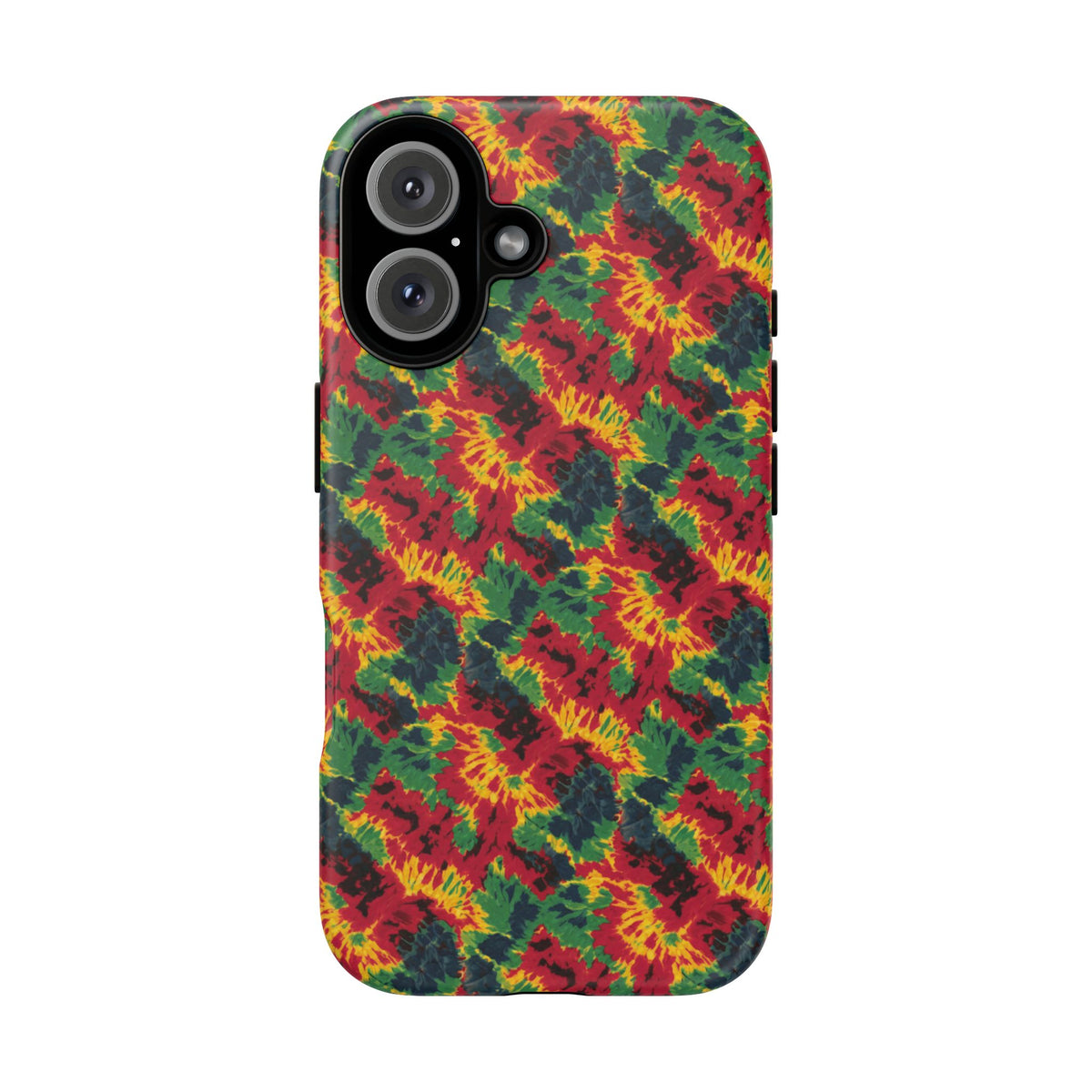 Tie-Dye Rasta Tough Phone Case — Red Green Yellow Protective Cover - ThatBoutqiueStore
