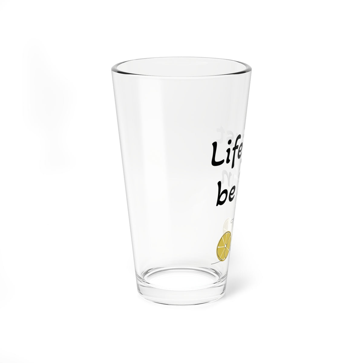Mixing Glass — “Life Just Be Limin” Lemon Bike 16oz Cocktail Mixing Glass - ThatBoutqiueStore