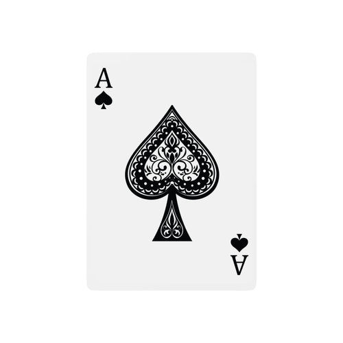 Classic Black Poker Playing Cards with Colorful Speckles – Ornate Ace Spade Deck - ThatBoutqiueStore
