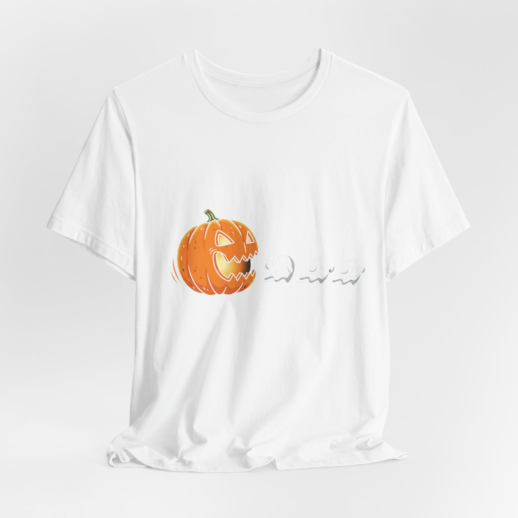 Halloween Jack-O'-Lantern Tee — Spooky Pumpkin Graphic T-Shirt - ThatBoutqiueStore