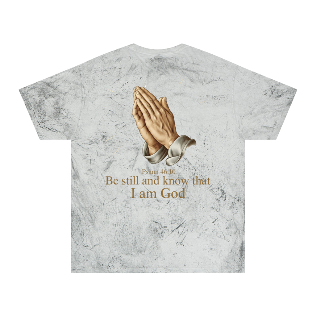 Praying Hands Tie-Dye Tee – "Be Still and Know" Psalm 46:10 Christian T-Shirt - ThatBoutqiueStore