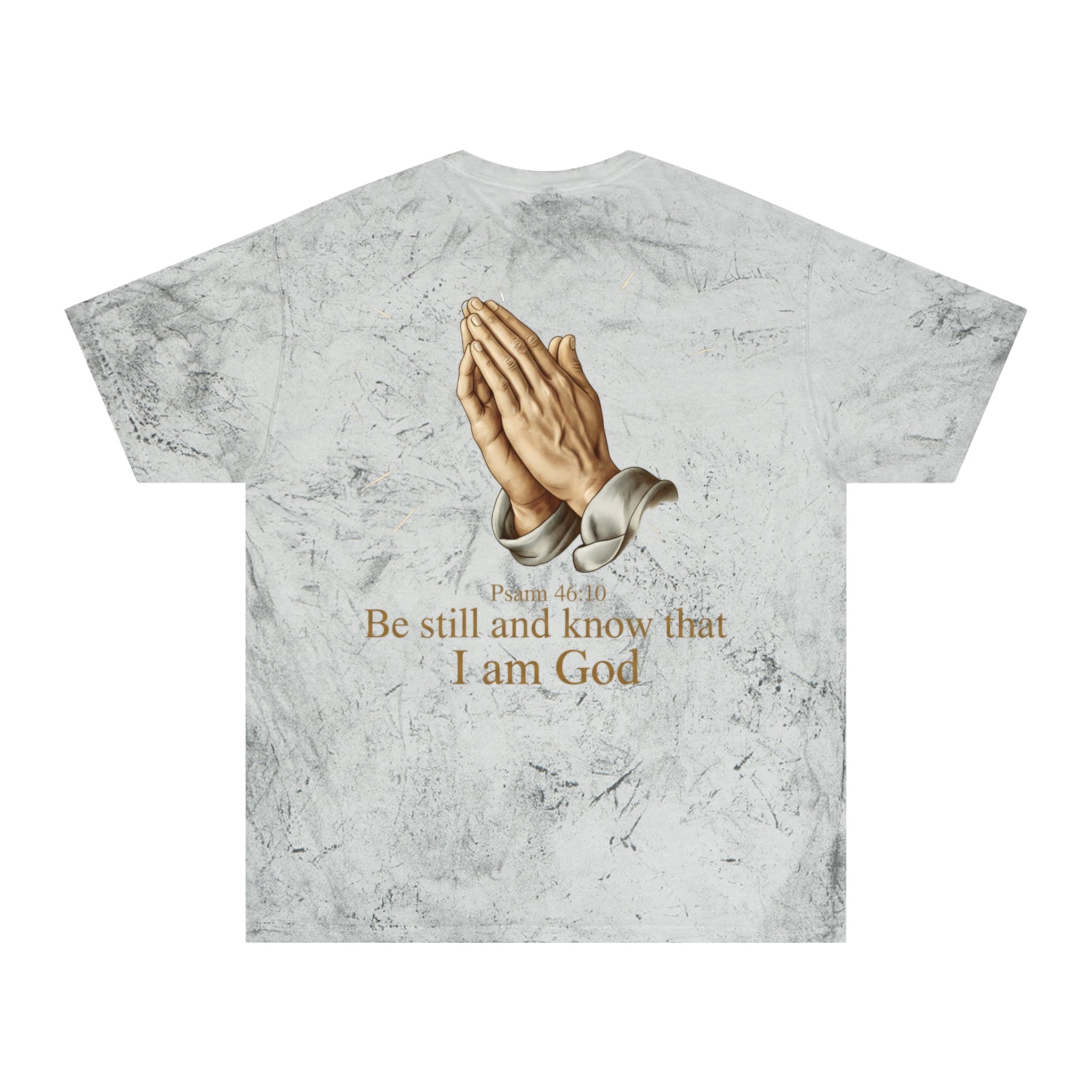 Praying Hands Tie-Dye Tee – "Be Still and Know" Psalm 46:10 Christian T-Shirt - ThatBoutqiueStore
