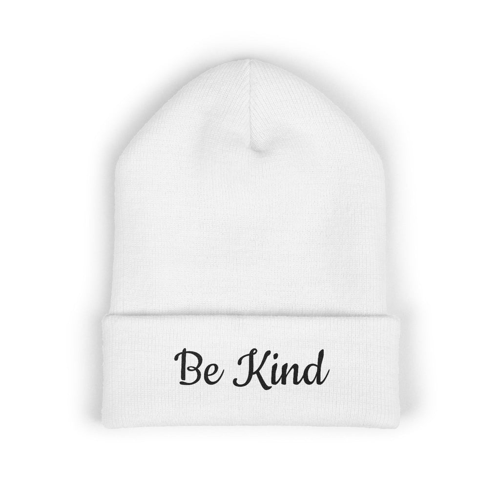 Be Kind Embroidered Cuffed Beanie - ThatBoutqiueStore