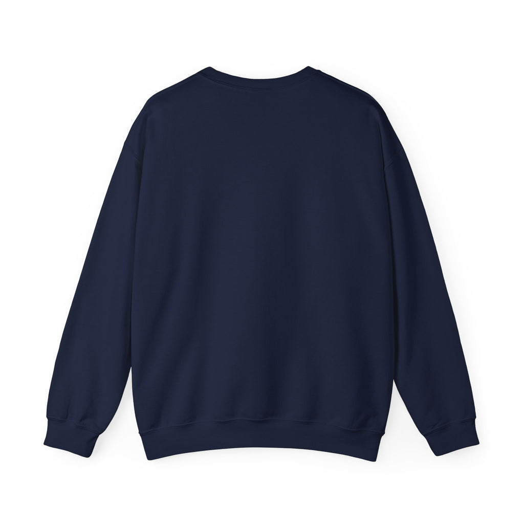 Christian Cross Crewneck Sweatshirt – Blue & Gold Religious Pullover - ThatBoutqiueStore