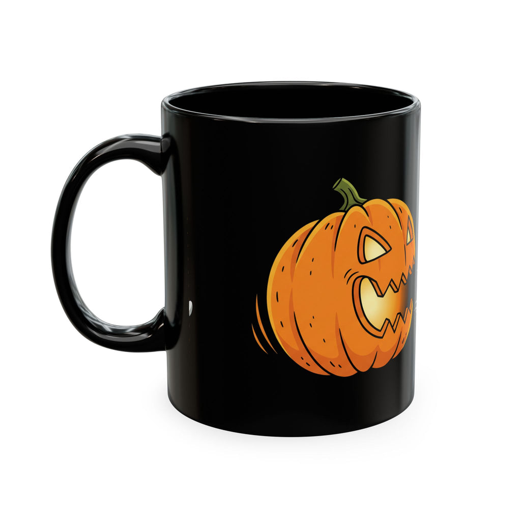 Halloween Pumpkin & Ghost Ceramic Mug — Spooky Jack-O'-Lantern Coffee Cup - ThatBoutqiueStore