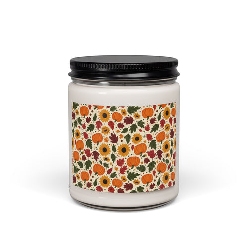Autumn Harvest Soy Candle — Pumpkin & Sunflower Scented 9oz - ThatBoutqiueStore