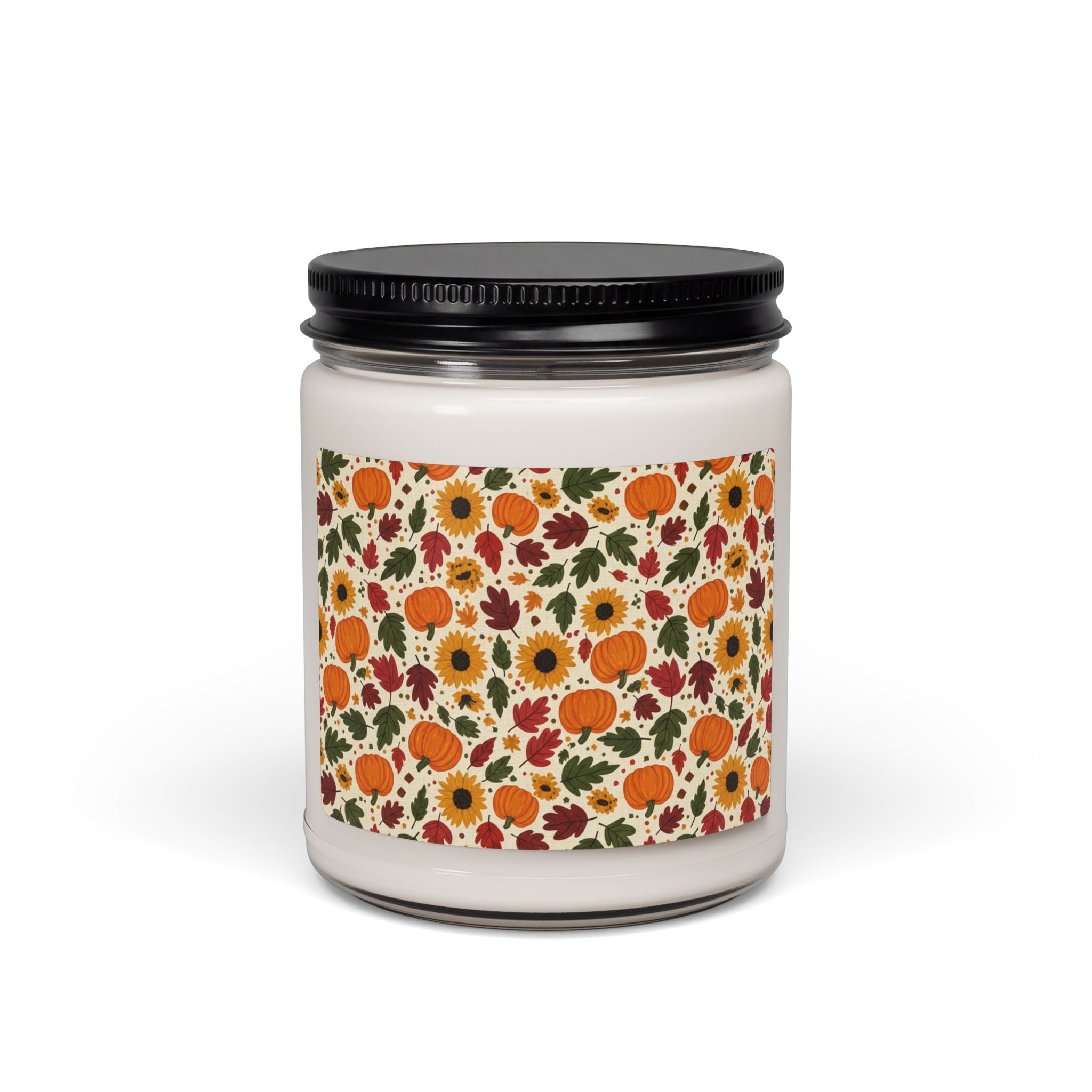 Autumn Harvest Soy Candle — Pumpkin & Sunflower Scented 9oz - ThatBoutqiueStore