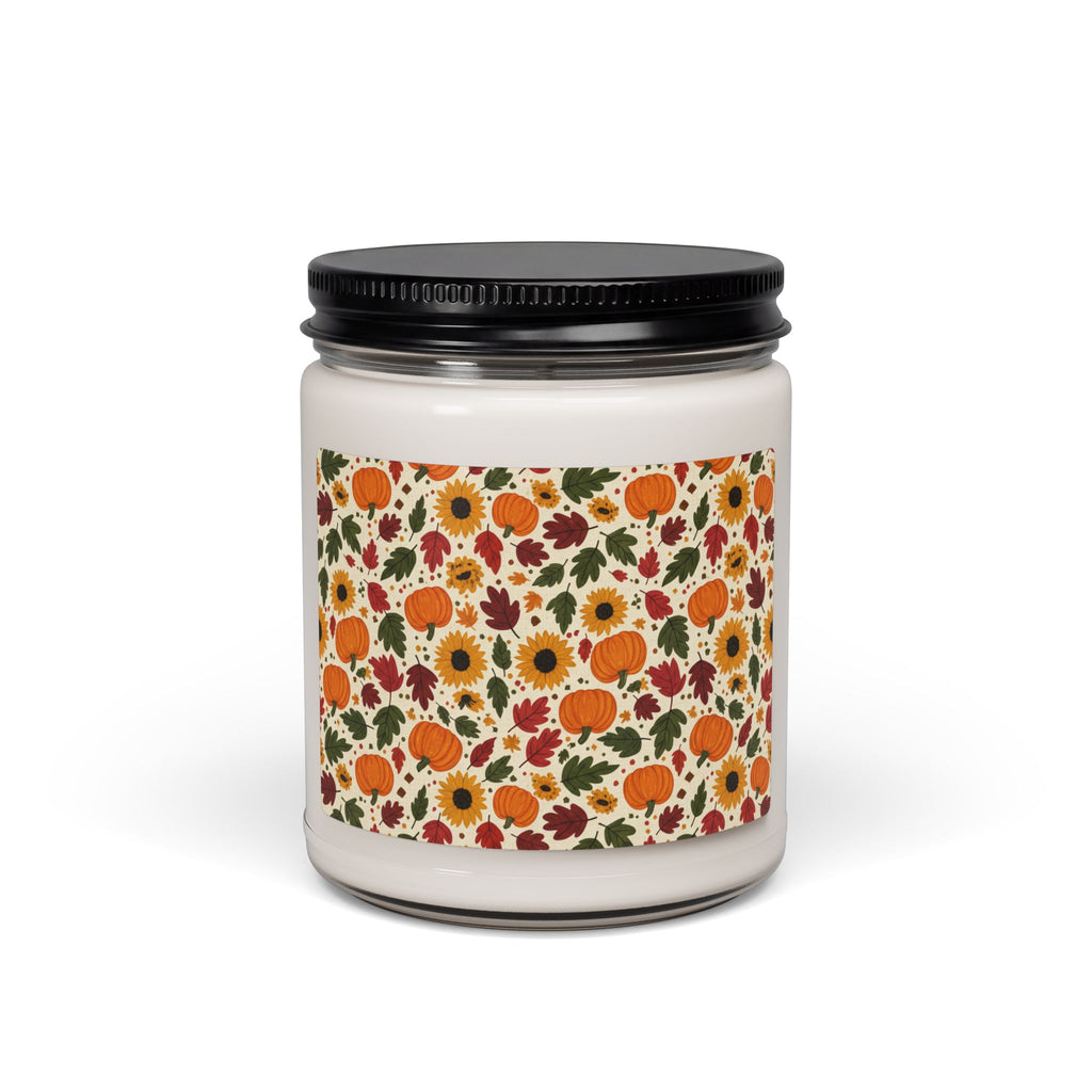 Autumn Harvest Soy Candle — Pumpkin & Sunflower Scented 9oz - ThatBoutqiueStore