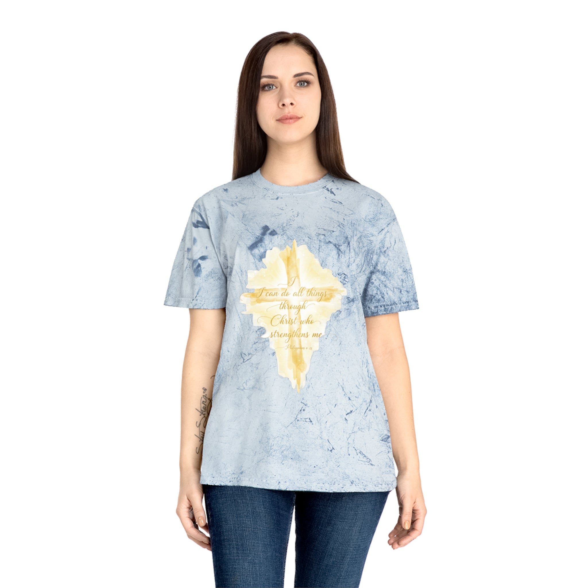 Praying Hands Tie-Dye Tee – "Be Still and Know" Psalm 46:10 Christian T-Shirt - ThatBoutqiueStore
