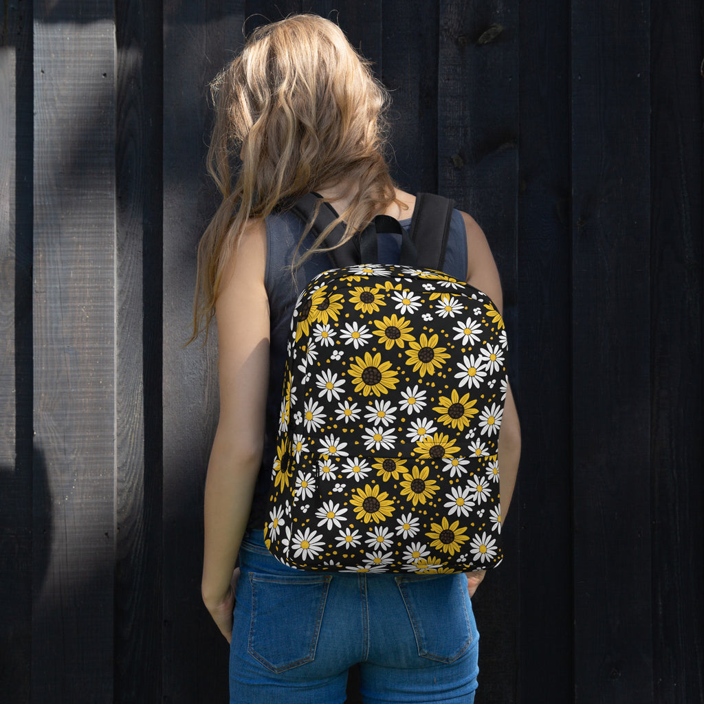 Sunflowers and Daisies Backpack - ThatBoutqiueStore
