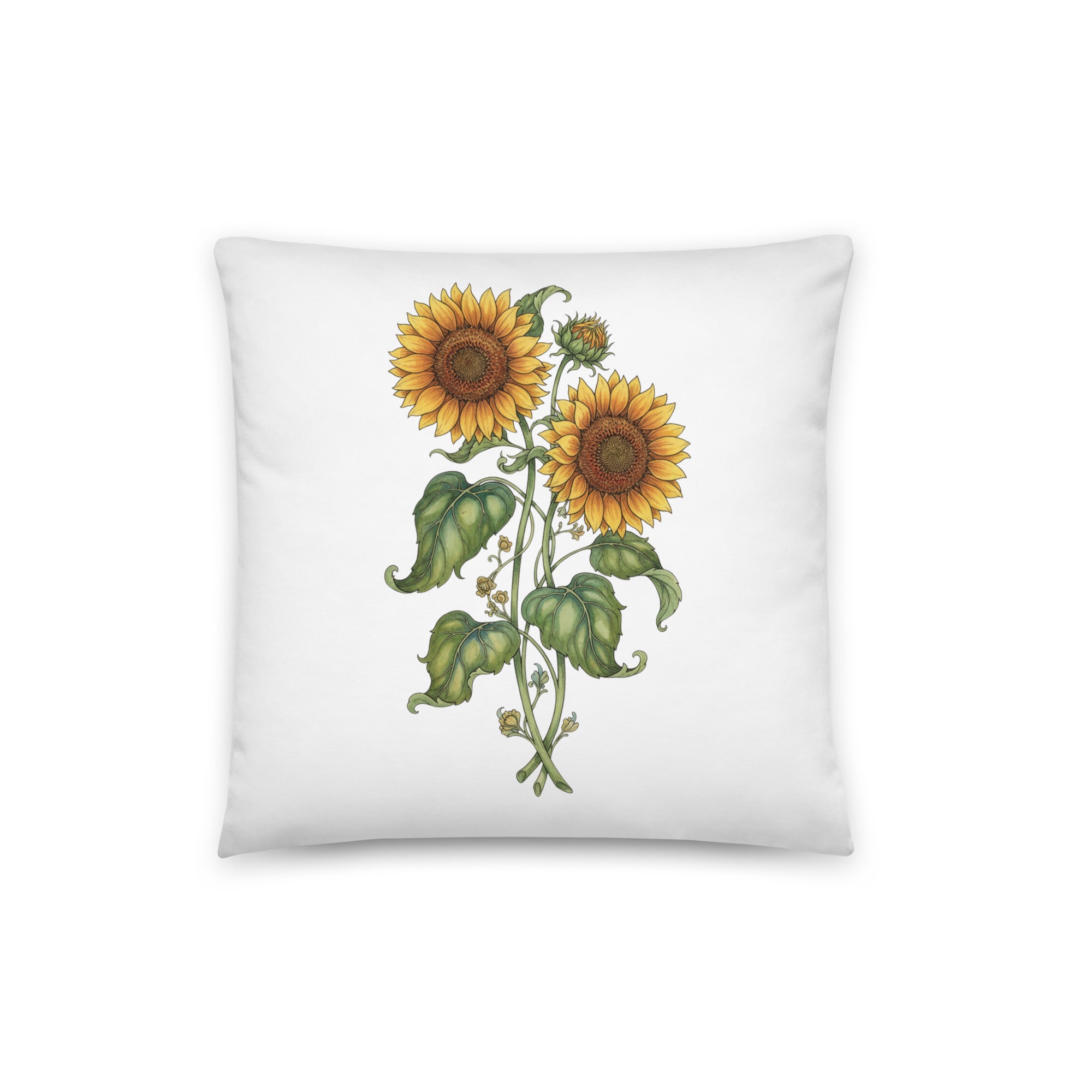 Sunflowers & Steer Reversible Pillow - ThatBoutqiueStore