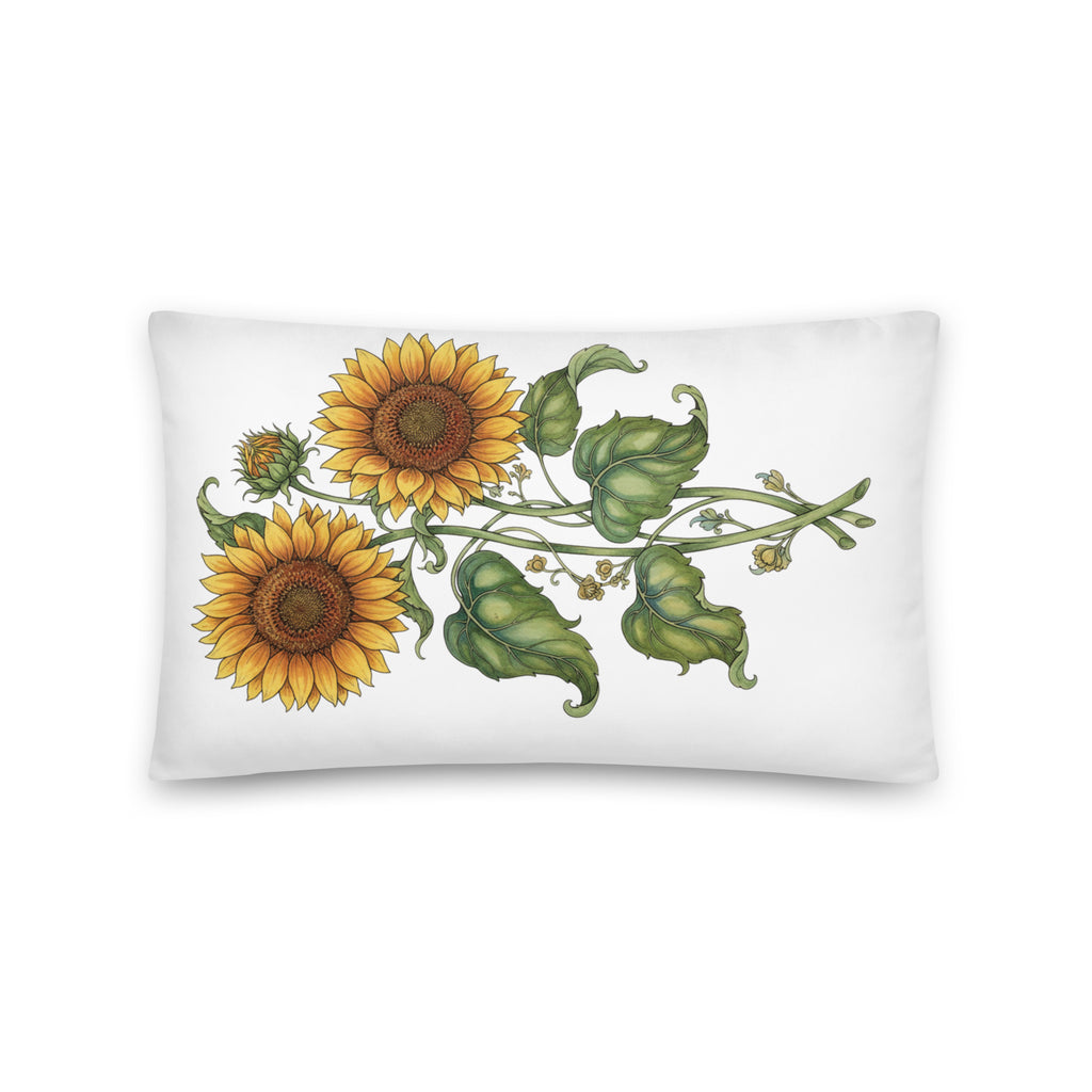Sunflowers & Steer Reversible Pillow - ThatBoutqiueStore
