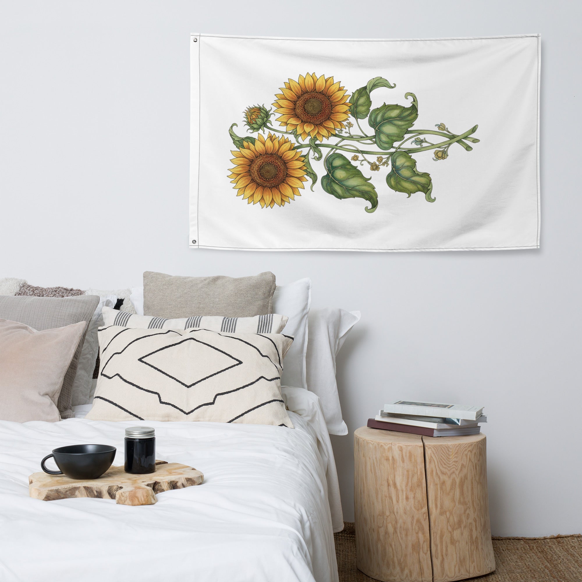 Sunflower All Over Print Flag - ThatBoutqiueStore