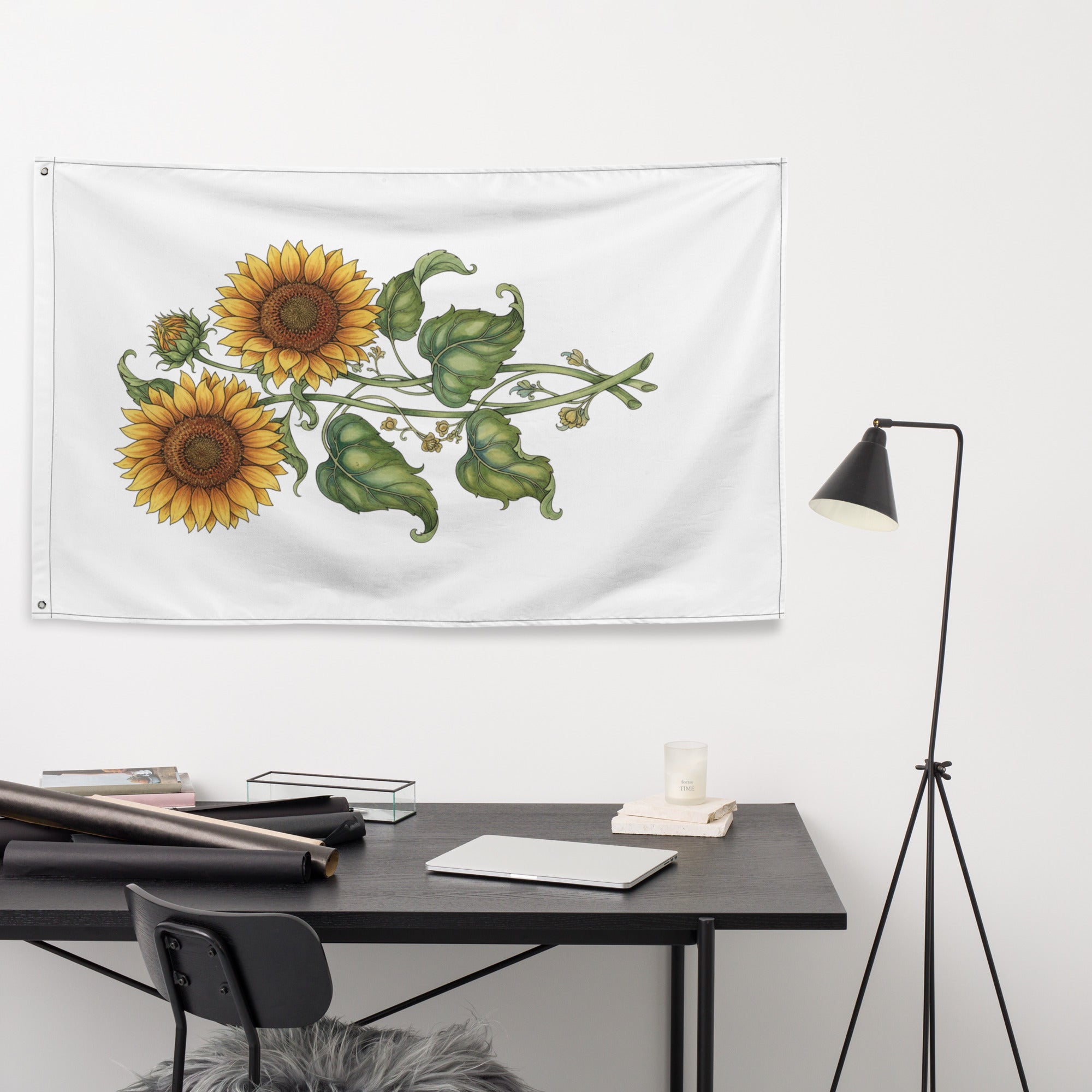 Sunflower All Over Print Flag - ThatBoutqiueStore