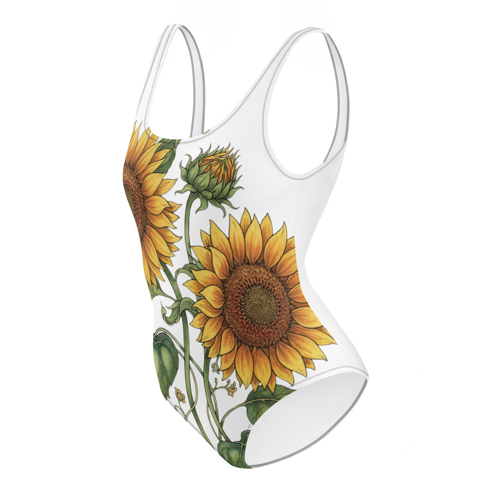 Twin Sunflower One-Piece Swimsuit - ThatBoutqiueStore