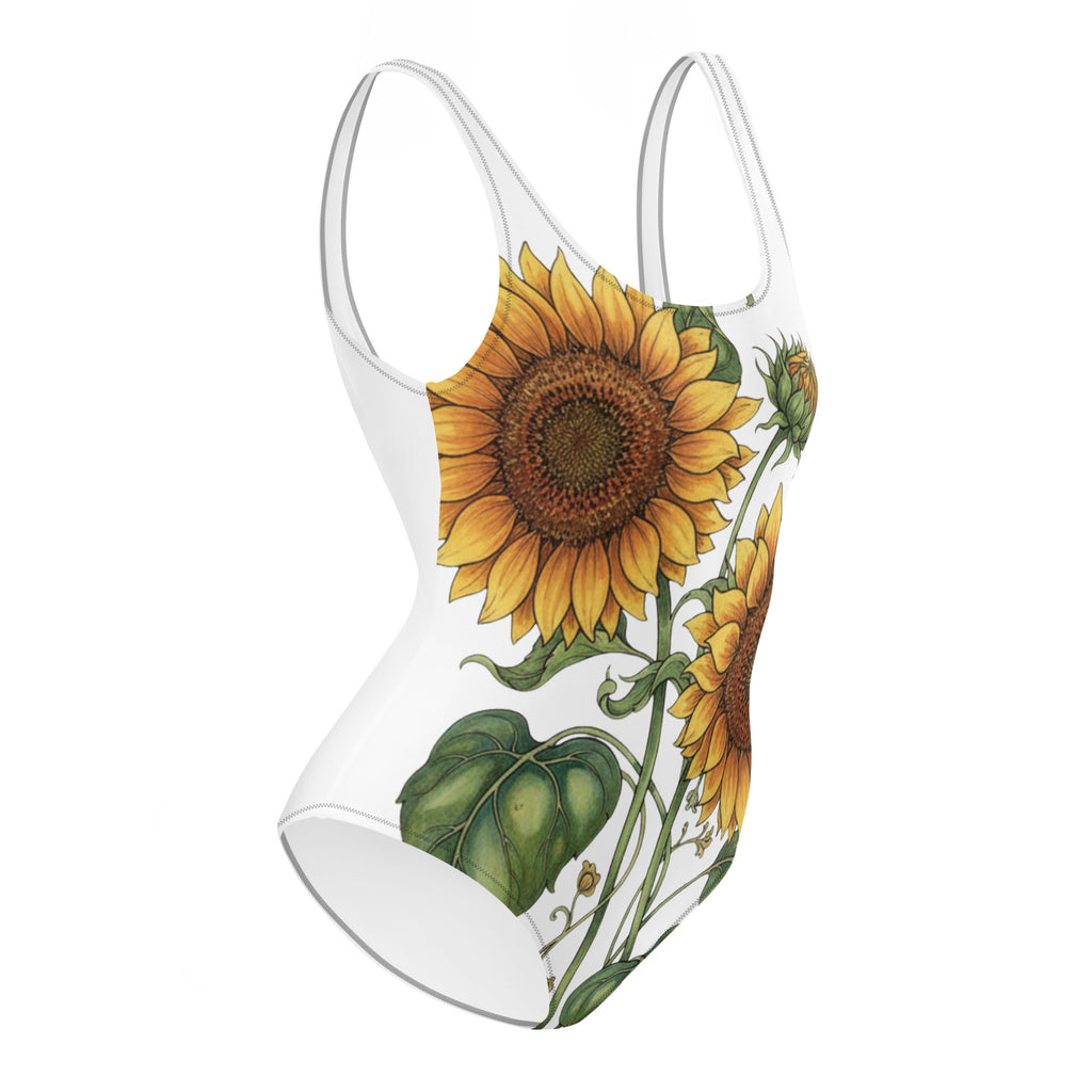 Twin Sunflower One-Piece Swimsuit - ThatBoutqiueStore