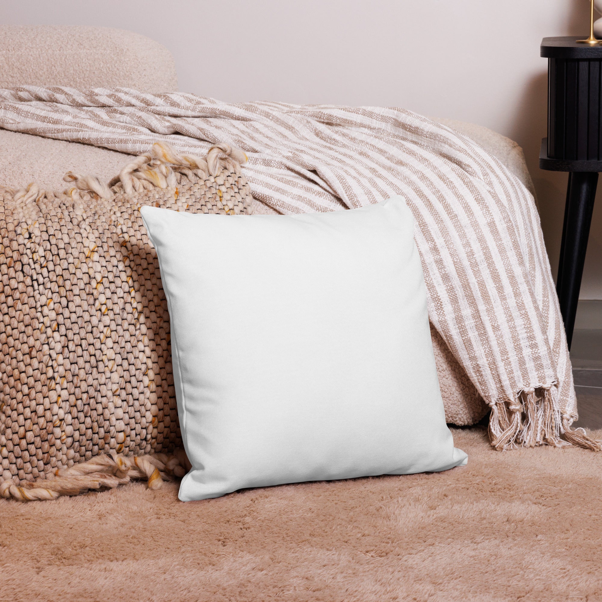 Lavender Field Heifer Premium Pillow - ThatBoutqiueStore