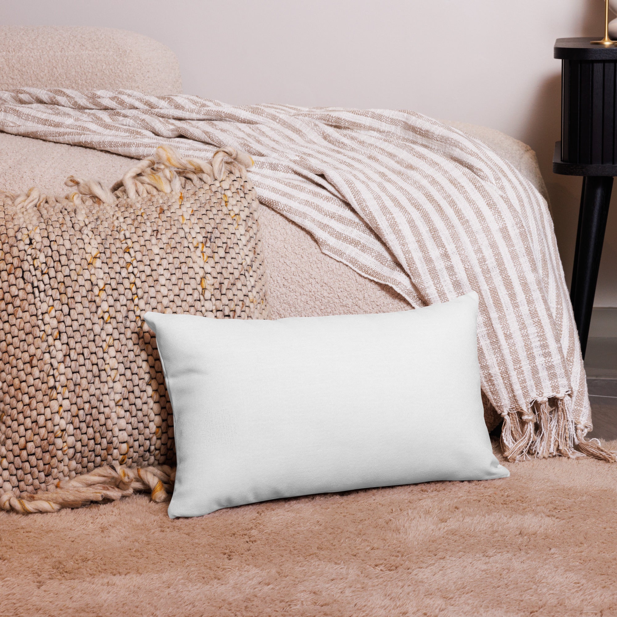 Lavender Field Heifer Premium Pillow - ThatBoutqiueStore
