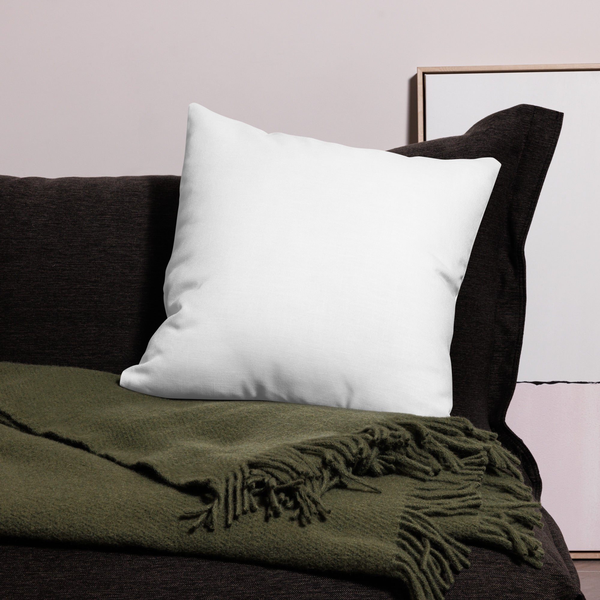 Lavender Field Heifer Premium Pillow - ThatBoutqiueStore