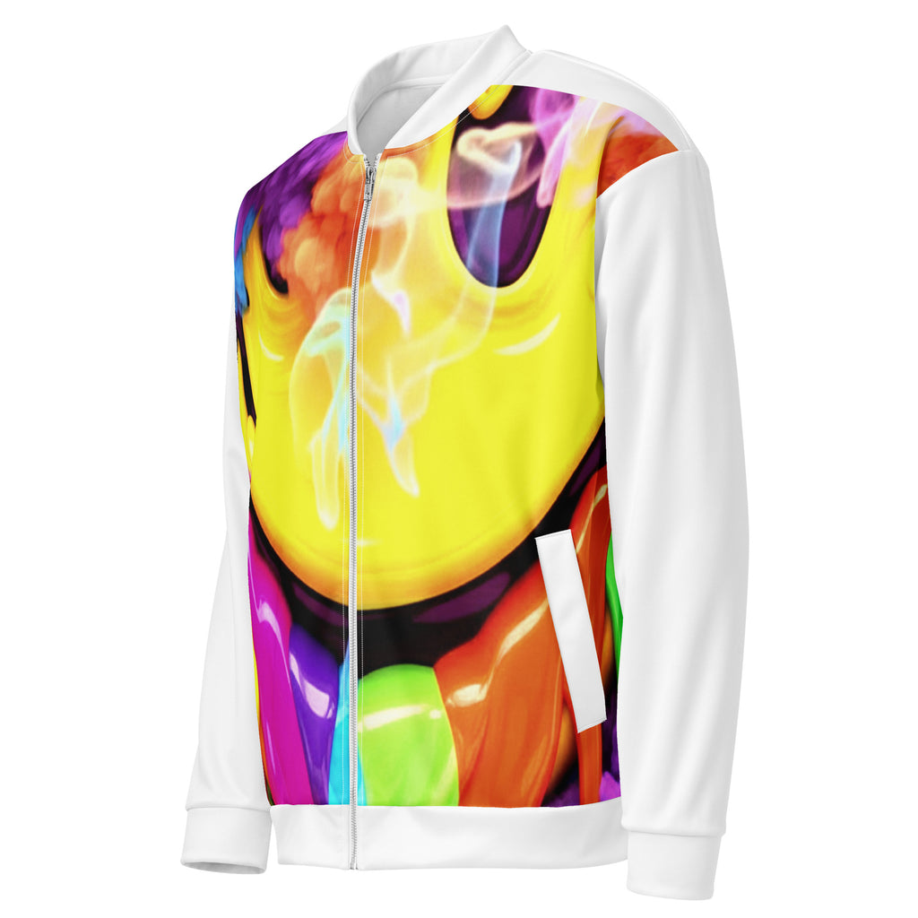 OG Melting Smiley Bomber Jacket - ThatBoutqiueStore