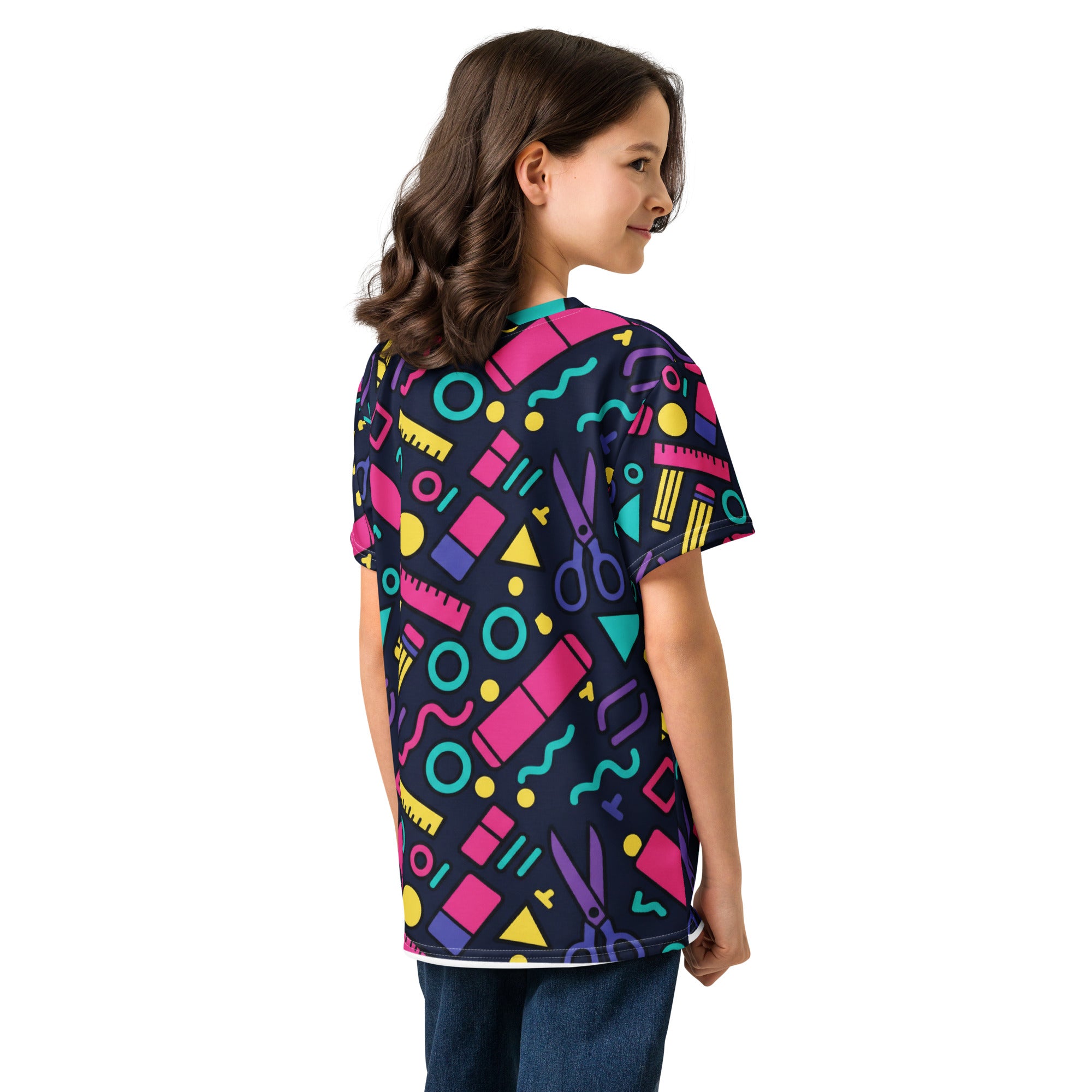 All Over Print B2S Youth cotton crew neck t-shirt - ThatBoutqiueStore