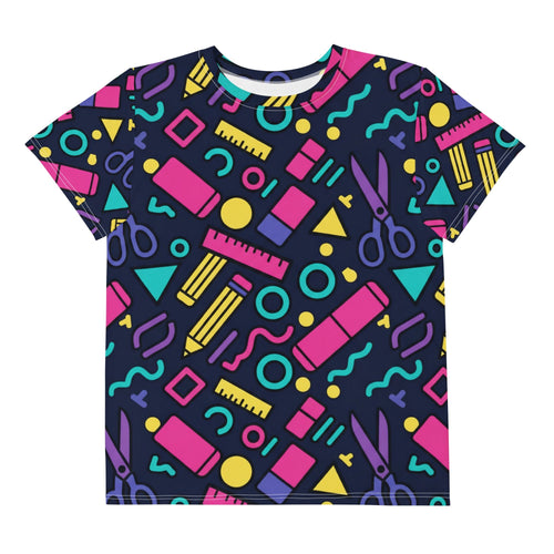 All Over Print B2S Youth cotton crew neck t-shirt - ThatBoutqiueStore