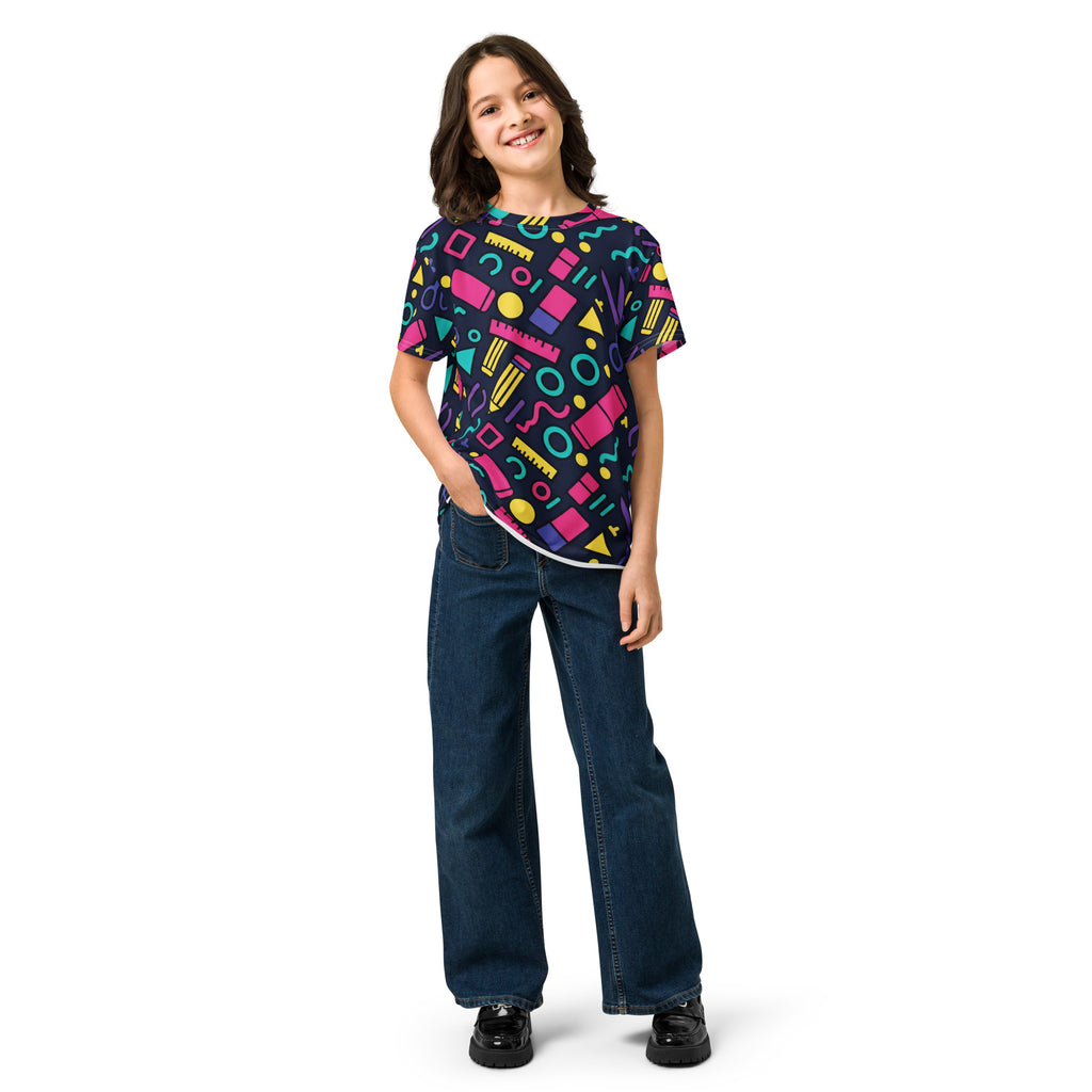 All Over Print B2S Youth cotton crew neck t-shirt - ThatBoutqiueStore
