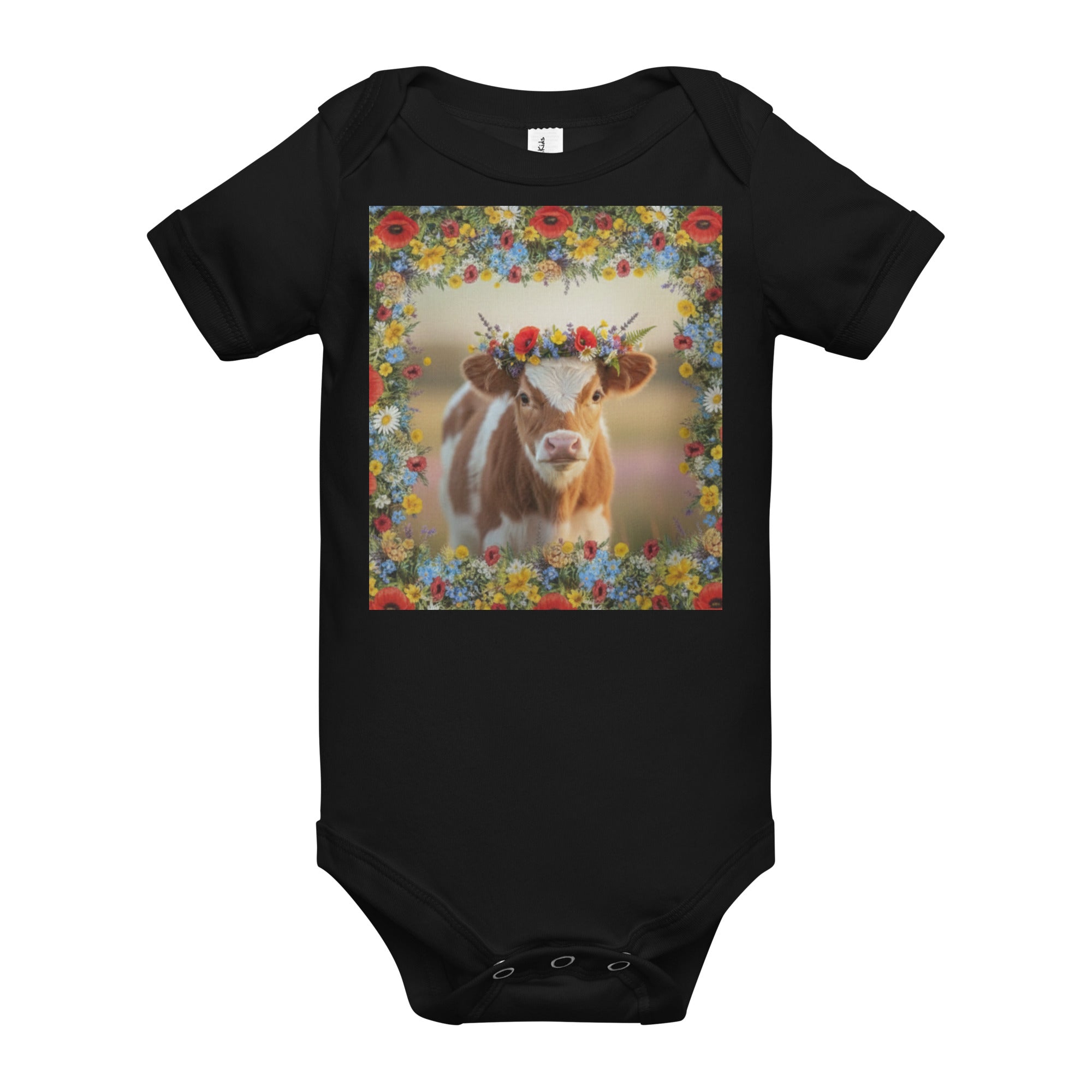 Free Range Wildflower Heifer Baby Onesie - ThatBoutqiueStore