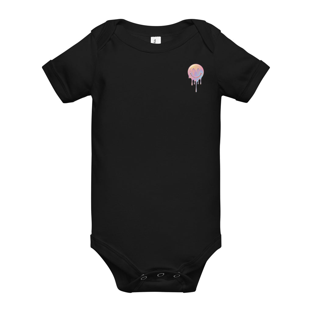 Small Print of Mellow Smiley Baby short sleeve one piece - ThatBoutqiueStore
