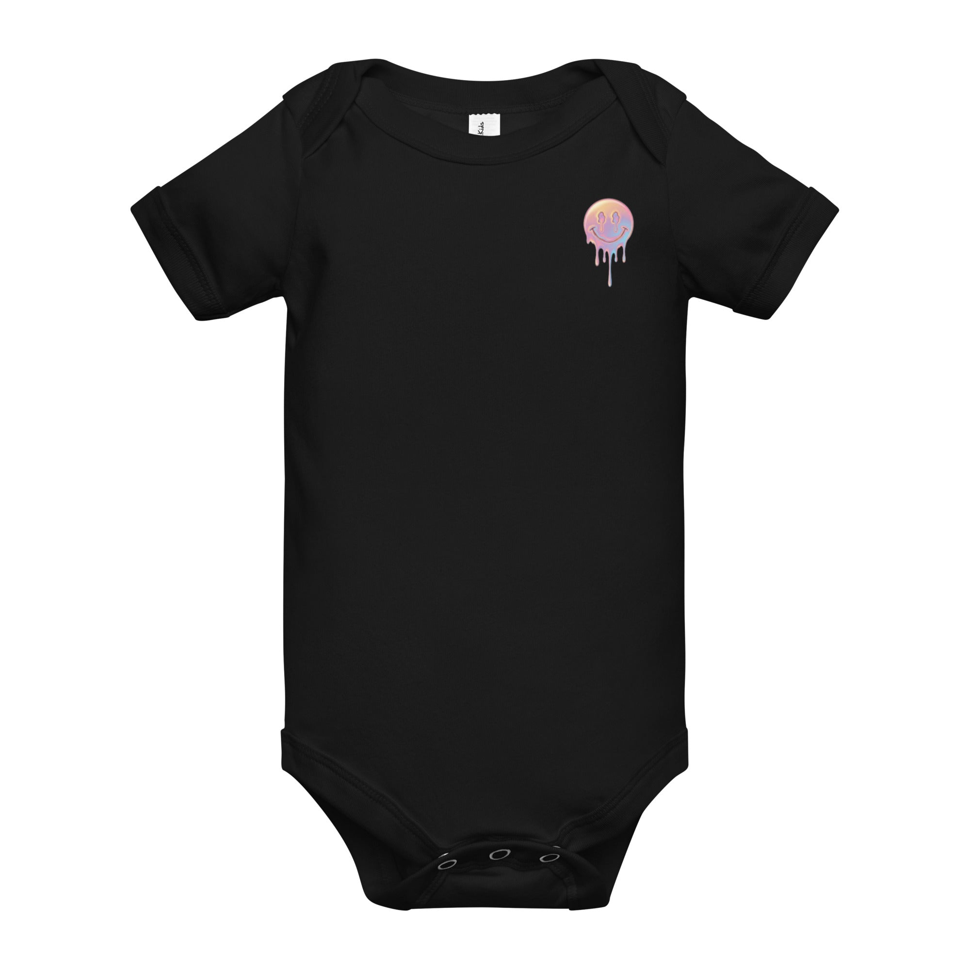 Small Print of Mellow Smiley Baby short sleeve one piece - ThatBoutqiueStore
