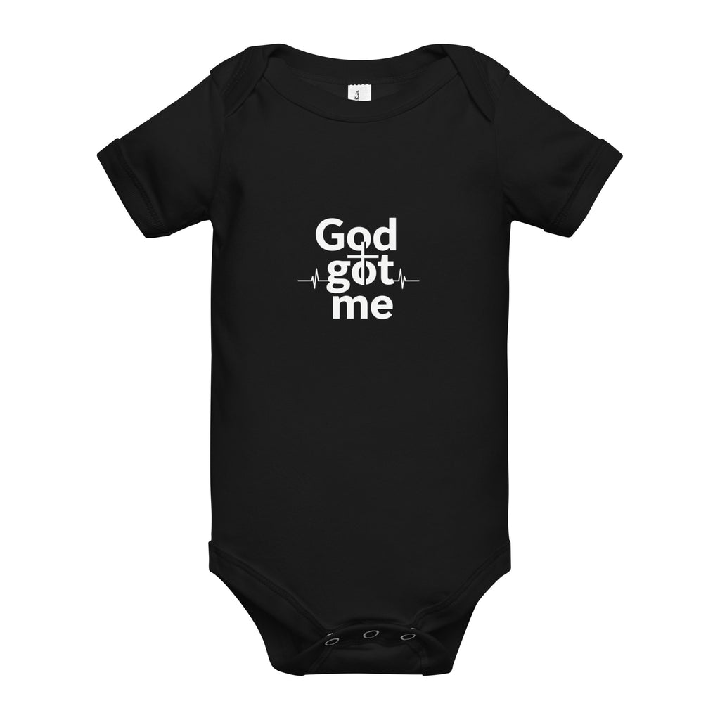 God Got Me Baby short sleeve one piece - ThatBoutqiueStore