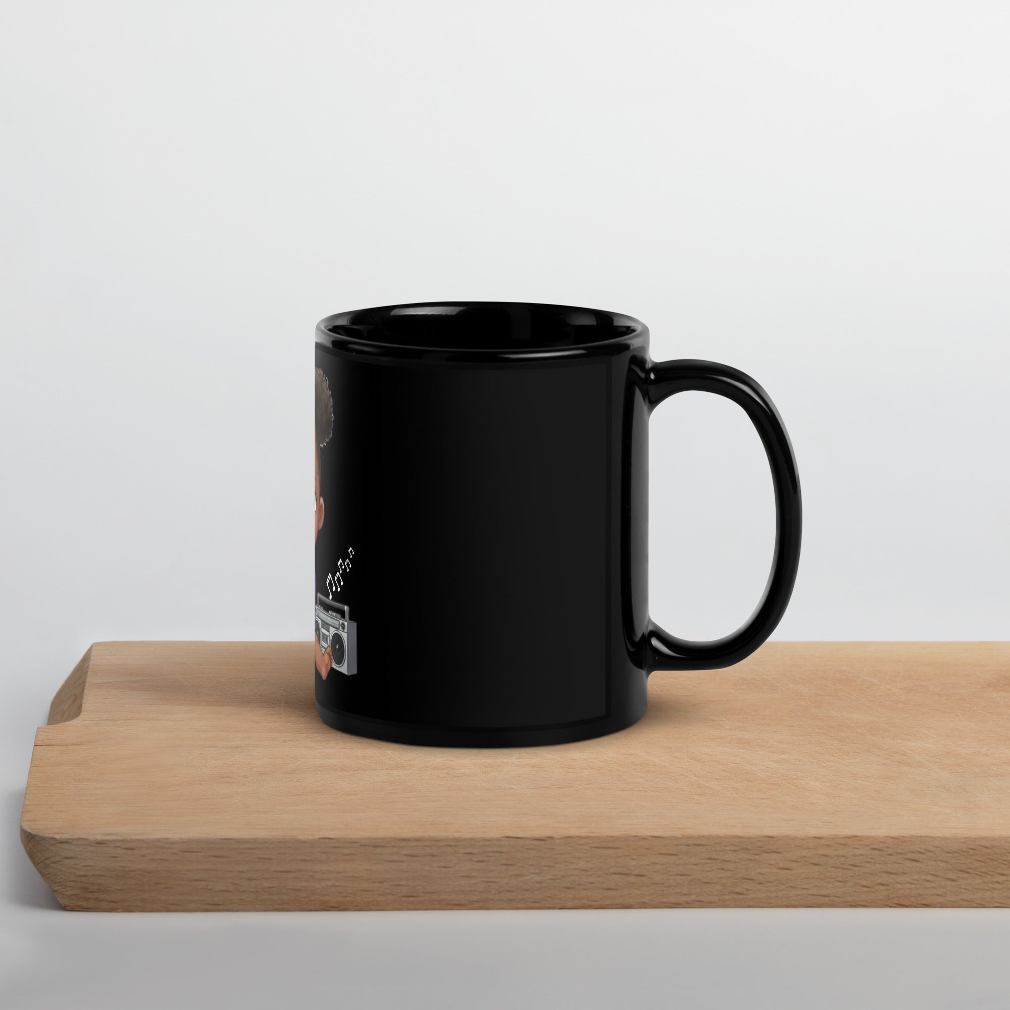 Lil Sasshole Muggin on a Black Glossy Mug - ThatBoutqiueStore