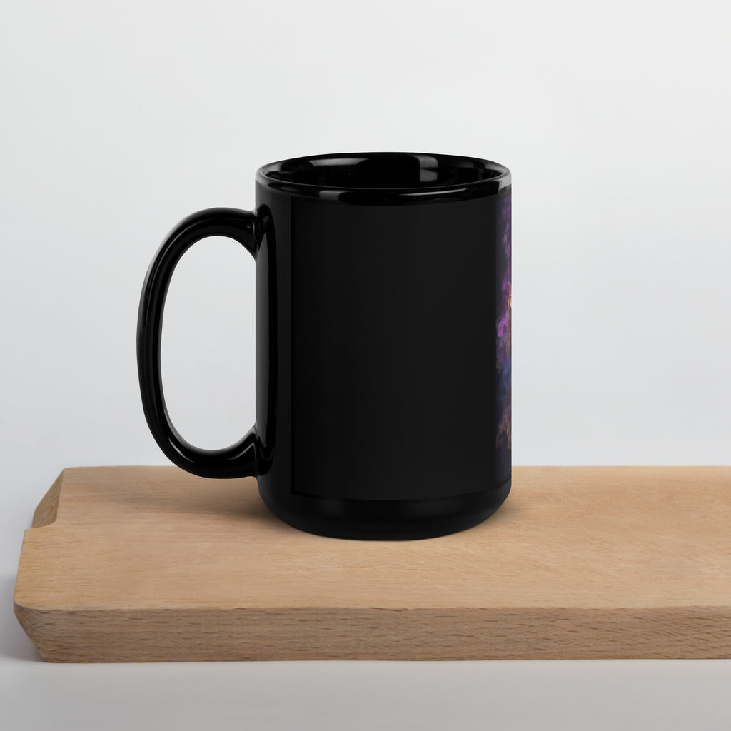 Lady G's in colorful smoke Black Glossy Mug - ThatBoutqiueStore