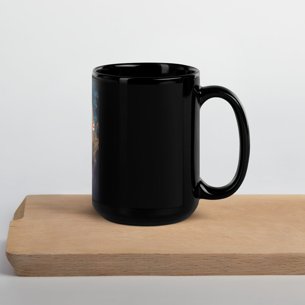 Lady G's in colorful smoke Black Glossy Mug - ThatBoutqiueStore