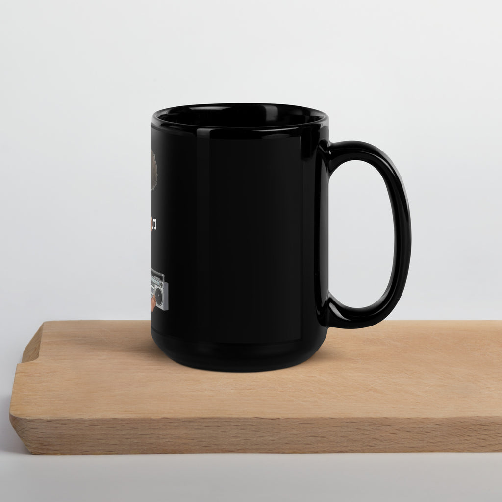 Lil Sasshole Muggin on a Black Glossy Mug - ThatBoutqiueStore