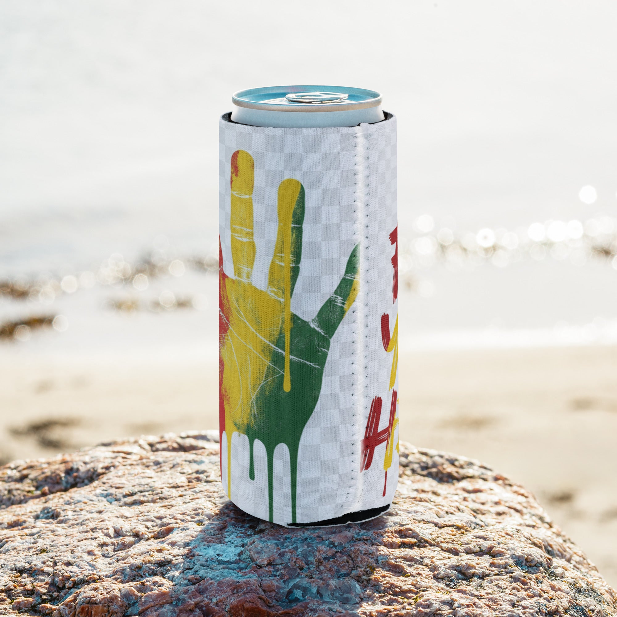 Fix Your Heart Drip Hand Can Cooler - ThatBoutqiueStore