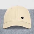 Coastal Washed Cap with signature black heart - ThatBoutqiueStore