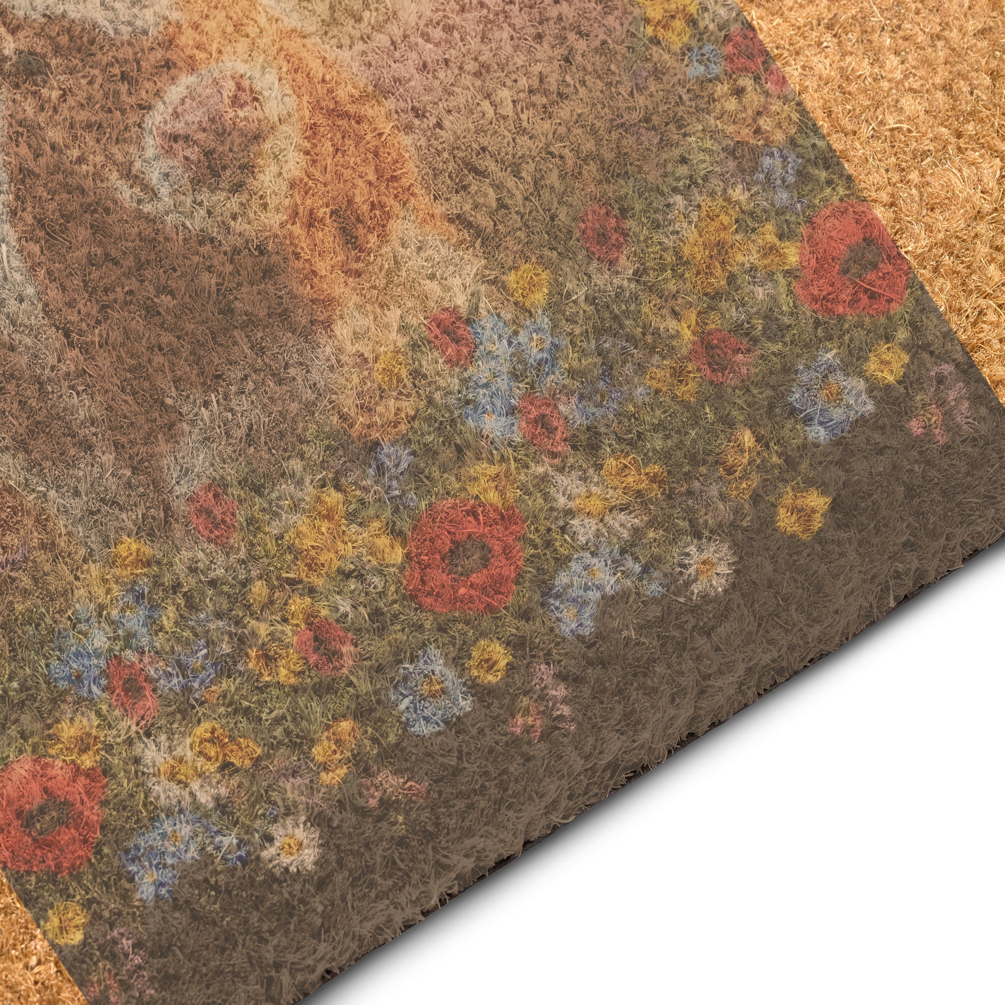 Wildflower Heifer in her Floral Halo Coir doormat - ThatBoutqiueStore