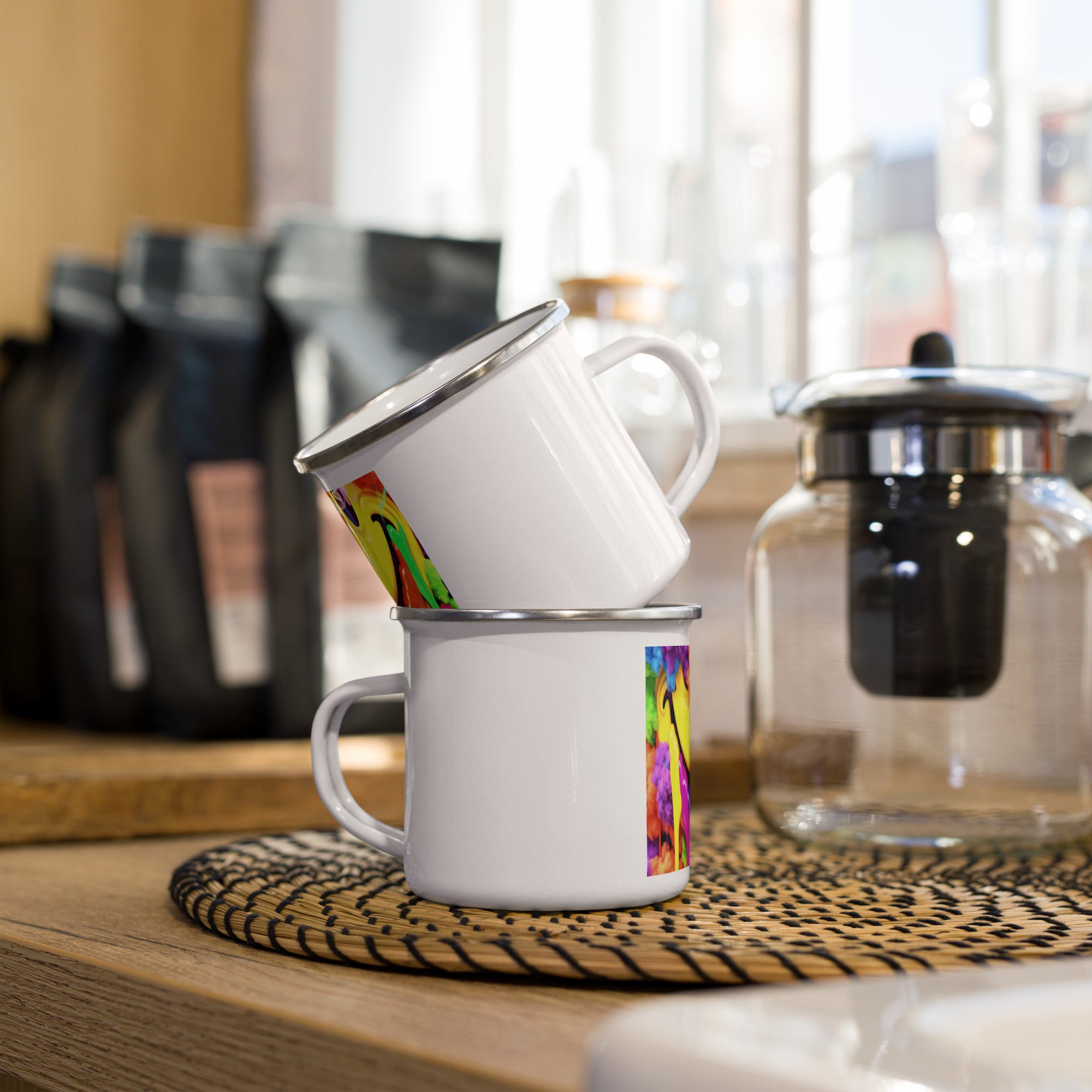 OG Melty Smiley Enamel Mug - ThatBoutqiueStore
