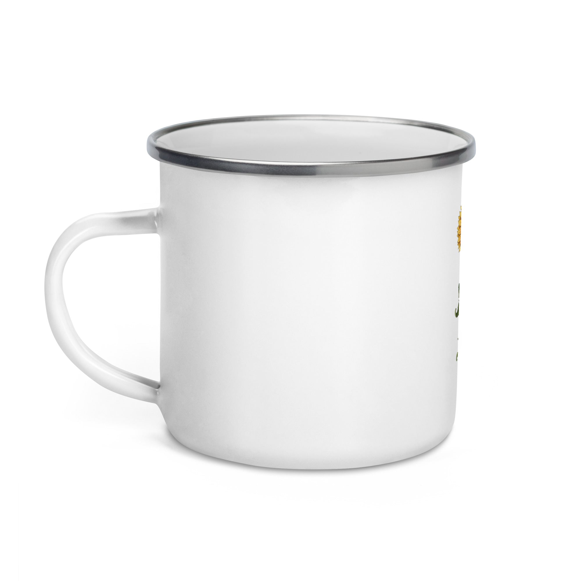 Twin Sunflowers Enamel Mug - ThatBoutqiueStore