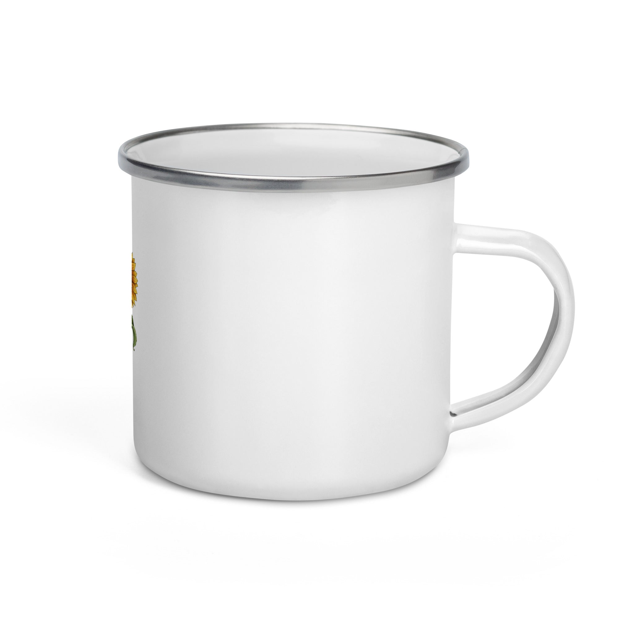 Twin Sunflowers Enamel Mug - ThatBoutqiueStore