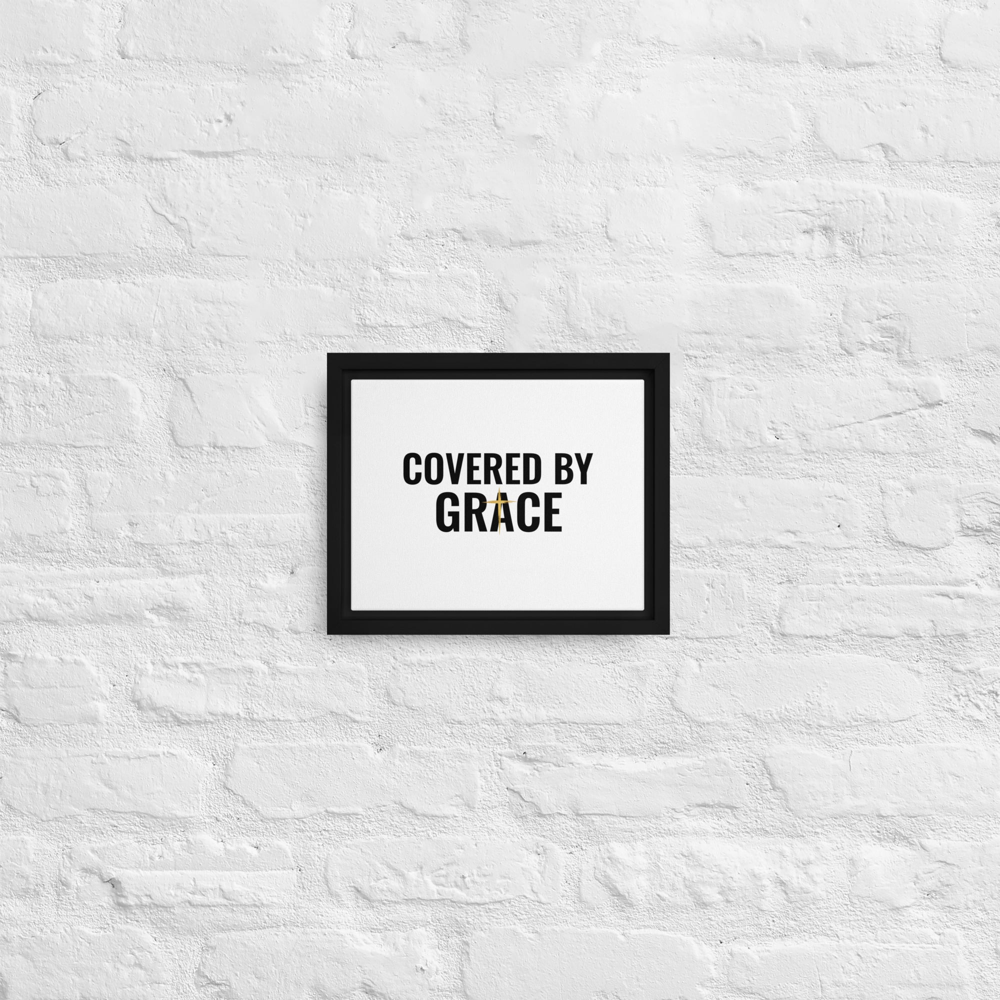 Covered By Grace Framed canvas - ThatBoutqiueStore