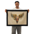 Gorgeous Sunflower Steer indoor wall tapestry - ThatBoutqiueStore