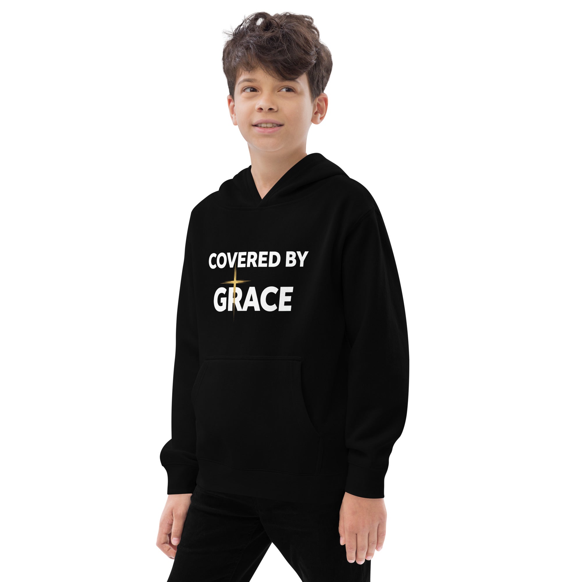 Covered By Grace Kids fleece hoodie - ThatBoutqiueStore