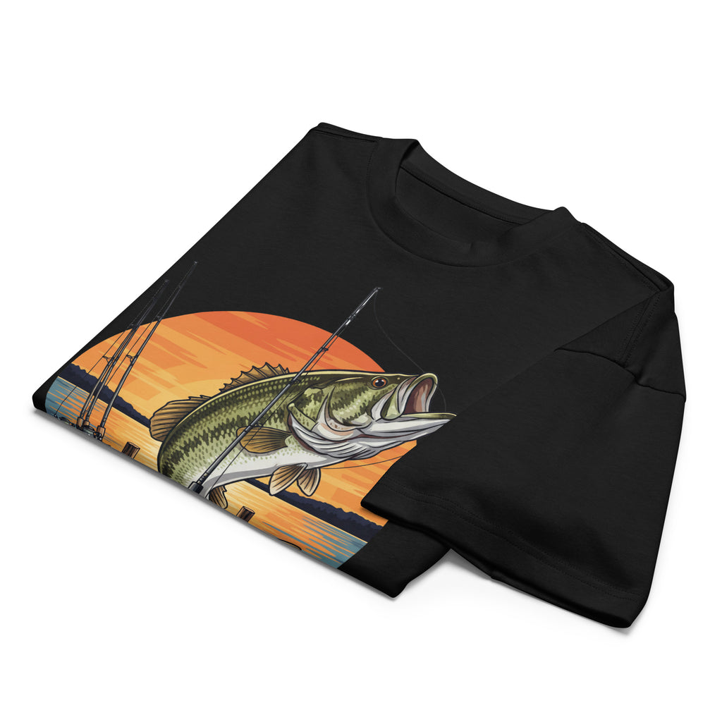 BassHole Nation on back Big Bass on front Men’s box tee - ThatBoutqiueStore
