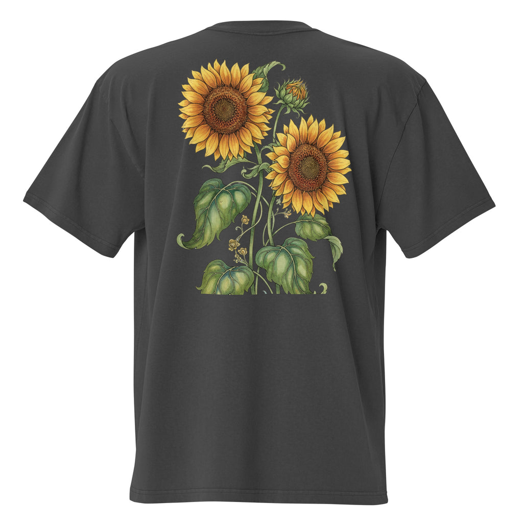 Faith & Sunflower Unisex Oversized Faded T-Shirt - ThatBoutqiueStore