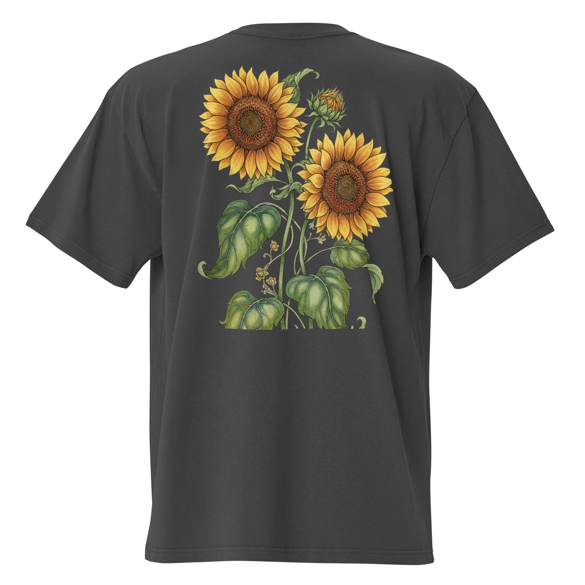Faith & Sunflower Unisex Oversized Faded T-Shirt - ThatBoutqiueStore
