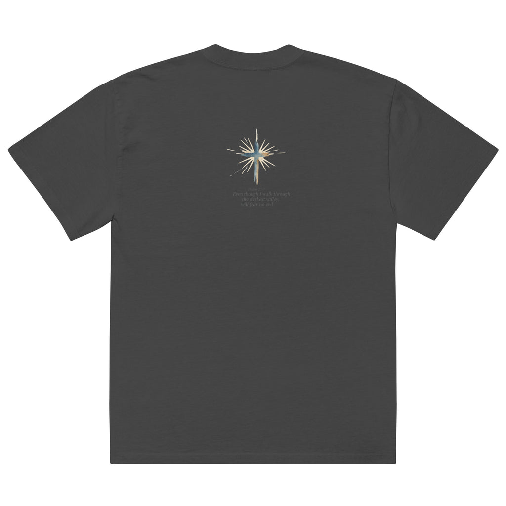 Psalm 23:4 Oversized Faded T-Shirt - ThatBoutqiueStore