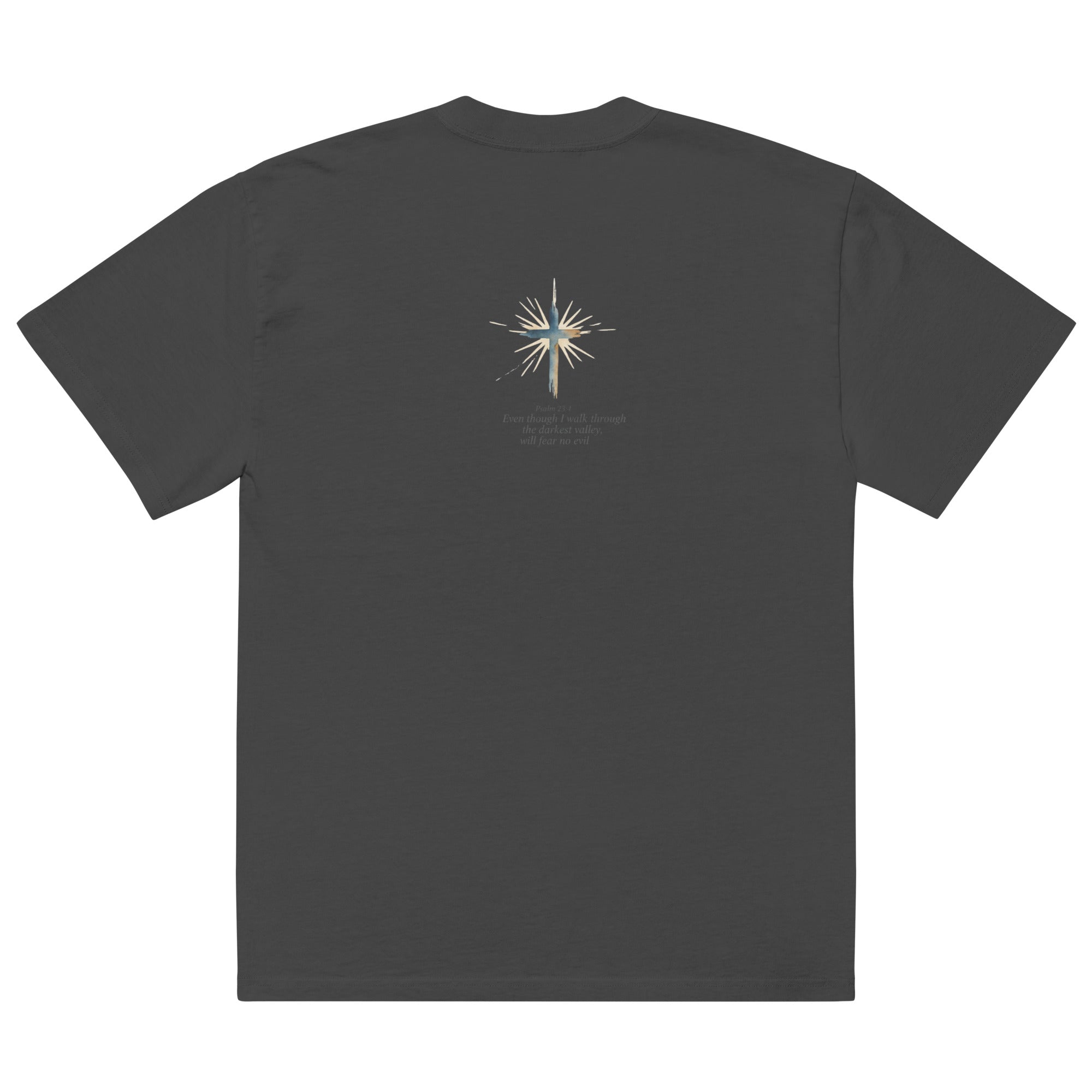 Psalm 23:4 Oversized Faded T-Shirt - ThatBoutqiueStore